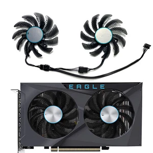 1 Set Graphics Card Fans Cooling Fan for GIGABYTE RX6500XT EAGLE - Picture 1 of 17