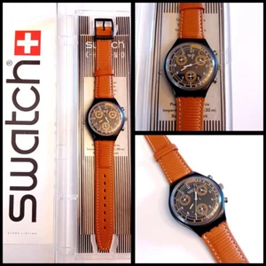 SWATCH CHRONO CLASSIC BROWN - SCB101 - 1990 variante del Sand Storm - Picture 1 of 1
