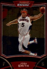 2008-09 Bowman Chrome Atlanta Hawks Basketball Card #6 Josh Smith