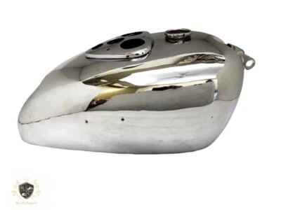 BSA M20/21 DLX M22 M2324 CHROME PETROL TANK 1938-40 WITH CAP & TAP |Fit For - Image 1 of 4