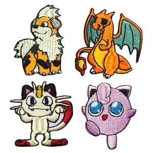 Chaqueta de ropa de personaje de Pokémon insignia hierro sobre costura parche bordado - Imagen 1 de 6