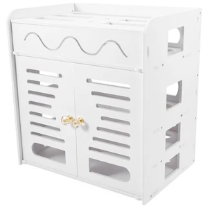 Router Storage Box Wire Management Container and Modem Organizer - Picture 1 of 12