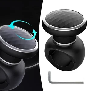 Steering Wheel Knob Ergonomic Design for Enhanced Vehicle Control Black - Picture 1 of 12