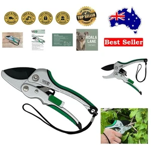 Heavy Duty Ratchet Pruner - 8 Inch Professional Shears for Effortless Cutting - Picture 1 of 9