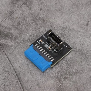 Motherboard Expansion Card USB3.0 Front 19PIN To 3.1 TYPE C Front Type E Adap FY - Afbeelding 1 van 9