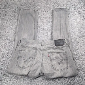 Pantalones de mezclilla Levis 511 para hombre 34X30 gris envejecido recto tarea trabajo informal calce ajustado - Imagen 1 de 8