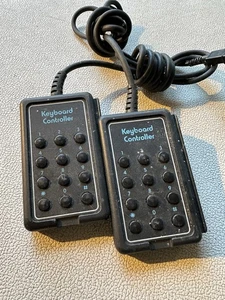 Vintage Keyboard Controller Pair Marked AMP On Plug Untested - Picture 1 of 2