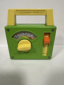 Radio d'epoca Fisher Price Music Box #795 - Toyland - 1963 - Foto 1 di 6