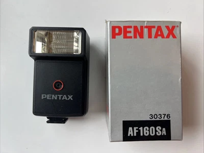 Pentax AF-160SA 30376 Shoe Mount Camera Flash UNTESTED w/ Original Box - Image 1 of 4