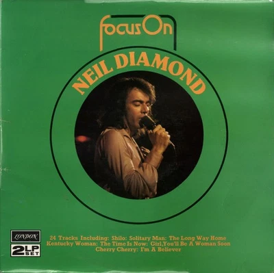 Neil Diamond - Focus On Neil Diamond 2xLP Vinyl Compilation (LP Record) - Image 1 of 4