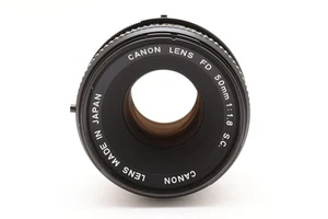 [Casi COMO NUEVO] Lente MF estándar Canon FD 50 mm F1,8 s.c. de JAPÓN #2524915 - Imagen 1 de 24