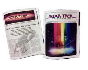 1979 Star Trek Motion Picture Promo Broschüren (2) Slick Newsletter Anzeigen - Bild 1 von 4