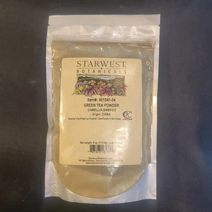 Polvo de té verde orgánico Starwest Botanicals #40104154 sin abrir - Imagen 1 de 7