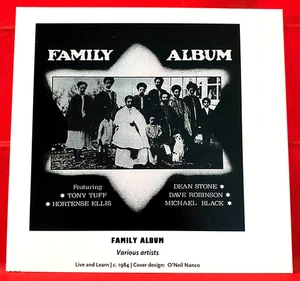 Family Album Cover Art PICTURE/PRINT 5" x 4.5" Reggae/Tony Tuff/Hortense Ellis+ - Picture 1 of 3