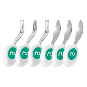 6-piece Spoon and Fork Set (3 Pairs) - Learn to use Toddler Silverware in Min... - Picture 1 of 9