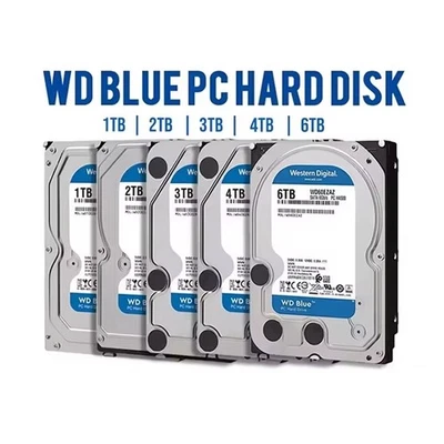 WD 8/6/4/3/2/1TB 500GB HDD SATAIII 3.5"Western Digital Hard Drive Harddisk Lot - Bild 1 von 4