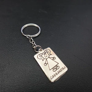 Cassandra Llavero Personalizado Cremallera Tirador Metal Nombre Kidcore Retro Y2K Regalo - Imagen 1 de 6
