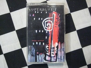 Superblue Super Blue Happy Carnival 90s Trini Soca Calypso Music Cassette Tape - Picture 1 of 3