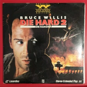 DIE HARD 2: DIE HARDER 2-Laserdisc LD Widescreen Format SLEEVE DAMAGE Tested - Picture 1 of 4