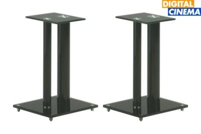Premium Quality 470 mm Hi-Fi Speaker Stands with Sturdy Solid Support - Black - image 1 of 4