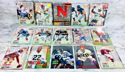1993 Pro Set Power Football "GOLD FOIL PARALLEL" 15 Card LOT! Power Moves Draft! - Image 1 of 4