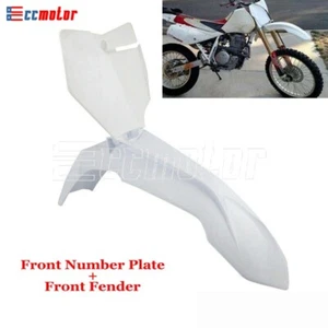 Front Number Plate W/ Fender Mudguard Kit For SX XC EXC SX-F XC-W XC-F EXC-F XC - Picture 1 of 8