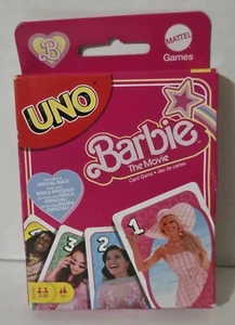 Mattel Games UNO Barbie The Movie Card Game for Kids & Adults Featuring... - Picture 1 of 6