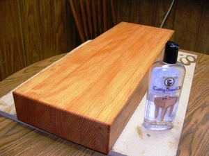 Edge Grain Butcher Block Cutting Board 11.5 x 20 x 3 inches - Reversible - Picture 1 of 5