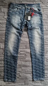 PHILIPP PLEIN HERREN STRAIGHT CUT ALL OVER PP / W32 / NEU / - Bild 1 von 12