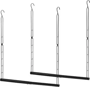 STORAGE MANIAC Hanging Closet Rod, Adjustable Width and Height Closet Hanging - Picture 1 of 1
