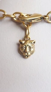 One Gucci 1 pieces metal gold zipper pull one 0,5 inch stamped - Picture 1 of 9