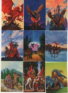 DARRELL K. SWEET 1994 FPG COMPLETE BASE CARD SET OF 90 FA FANTASY ART - Picture 1 of 1