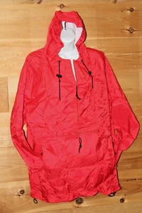 Princess Cruises Packable 1/2 Zip Hooded Poncho Raincoat Adjustable Waistband XL - Picture 1 of 12