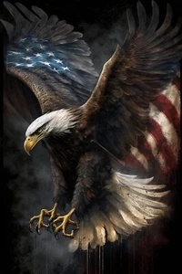 1000 Pcs National Flag Eagle Environmental Protection Puzzle Unique Art 30"x20" - Picture 1 of 4