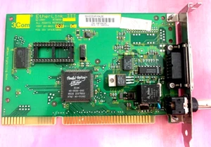 3COM ETHERLINK III 3C509B ISA ETHERNET 15-PIN D-SUB/COAX *SHIPS FROM USA* - Picture 1 of 1