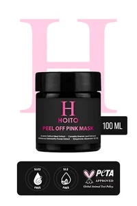 HOITO 100ml Pink Peel Off Mask - Pore Cleansing, Dead Skin Removal, Facial Treat - Picture 1 of 2