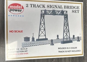 Model Power HO Scale Kit #419 Signal Bridge Set NIB - Picture 1 of 3