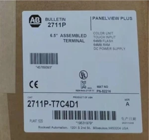 NEW Allen Bradley 2711P-T7C4D1 PanelView Plus 700 HMI 7" 24VDC Free Shipping - Picture 1 of 4