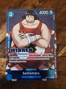 WINNER Sentomaru ST03-007 Tournament Pack Vol. 3 Alt Art Promo One Piece TCG - Picture 1 of 2