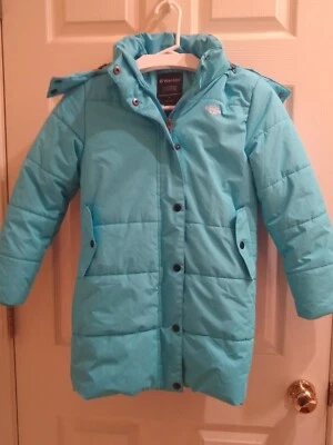 Abrigo Parka Largo Wantdo Niñas Talla 8 Cálido Polar Puffer Chaqueta Piel Capucha Extraíble Foto 1 de 4