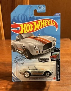 2020 Hot Wheels Zamac *Shelby Cobra 427 S/C* Super Chase Real Riders..Wheel Swap - Picture 1 of 11