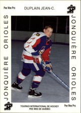 1992 Quebec Pee-Wee Tournament #1095 Jean-Claude Duplain