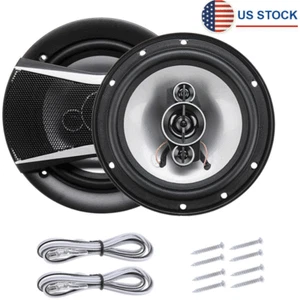 2pcs 6" 650W Car HiFi Coaxial Speaker Audio Music Stereo Full Range Loudspeakers - Picture 1 of 10