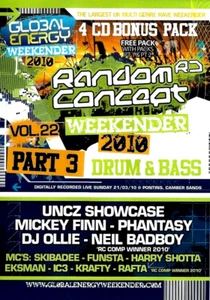 RANDOM CONCEPT VOL 22 PART 3 - 4 X CD PACK DRUM & BASS D&B DNB RAVE - CD CDJ DJ - Picture 1 of 1