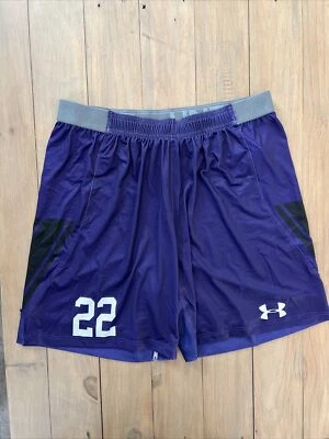 Under Armour Northwestern Wildcats Soccer Short #22 Men's L Purple UJUSP1M - Image 1 of 3