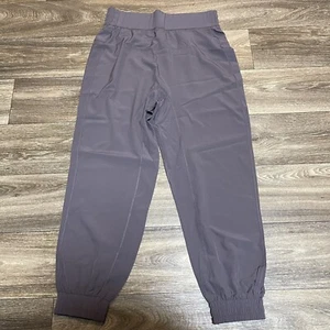 Halara Damen Jogginghose hoher Bund elastischer Bund Iris lila Größe Medium neu mit Etikett - Bild 1 von 8