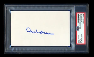 AL ROSEN SIGNED MINT INDEX CARD PSA/DNA AUTOGRAPED 1953 AL MVP CLEVELAND INDIANS - Picture 1 of 1