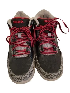 Shaq Basketball Shoes Boys Youth Size 6 Shaquille Black Red White Sneakers - Picture 1 of 8