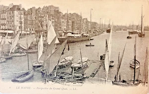 CPA 1900 - Le Havre (76 - Seine Maritime) - Le Grand Quai (L.L.) - unzirkuliert - Bild 1 von 2