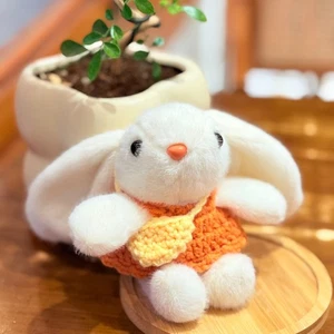Long eared cute rabbit plush toy keychain bag pendant birthday gift - Picture 1 of 1